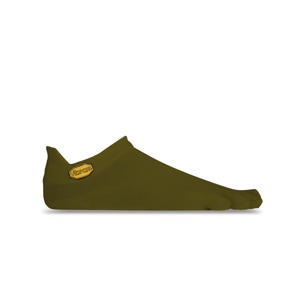 Vibram Fivefingers No Show Mens Five Finger Socks Green Australia (SMD186345)
